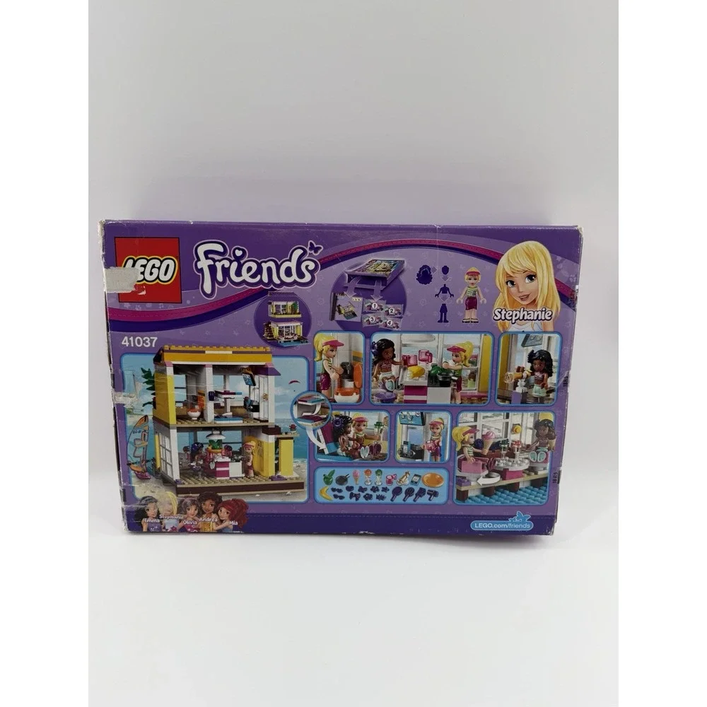 Lego Friends Stephanie's Beach House Set 41037 retired 369 Pieces